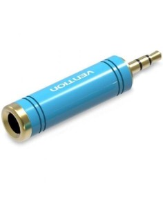 Adaptador Jack Vention Jack 3.5 Macho - Jack 6.5 Hembra Azul | Logroño