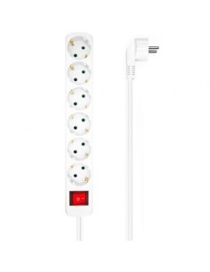Regleta con Interruptor Aisens 6 Tomas de Corriente Cable 1.4m