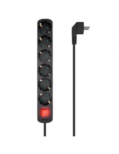 Regleta con Interruptor Aisens 6 Tomas de Corriente Cable 1.4m 2