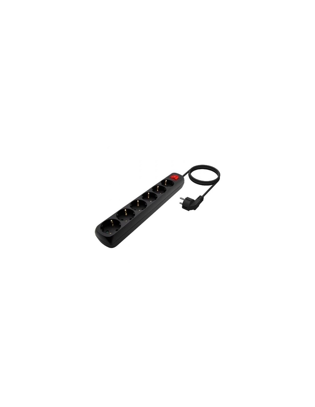 Regleta con Interruptor Aisens 6 Tomas de Corriente Cable 1.4m