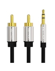 Cable Estéreo Vention Jack 3.5 Macho - 2x RCA Macho | Logroño 2