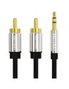 Cable Estéreo Vention Jack 3.5 Macho - 2x RCA Macho | Logroño