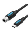 Cable USB 2.0 Tipo-C Vention USB Tipo-B Macho - USB Tipo-C Macho 480Mb