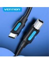 Cable USB 2.0 Tipo-C Vention USB Tipo-B Macho - USB Tipo-C Macho 480Mb