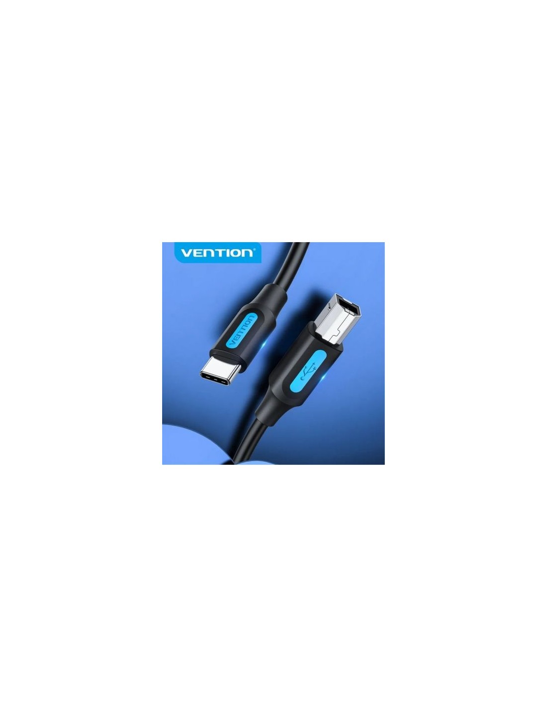 Cable USB 2.0 Tipo-C Vention USB Tipo-B Macho - USB Tipo-C Macho 480Mb