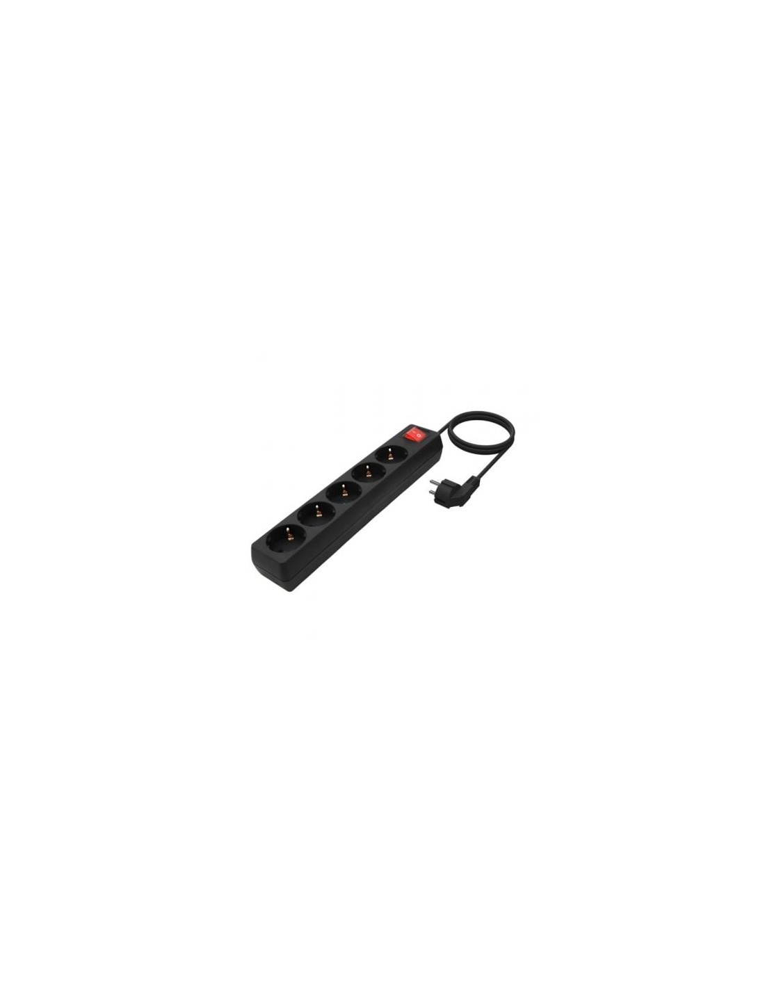 Regleta con Interruptor Aisens 5 Tomas de Corriente Cable 1.4m