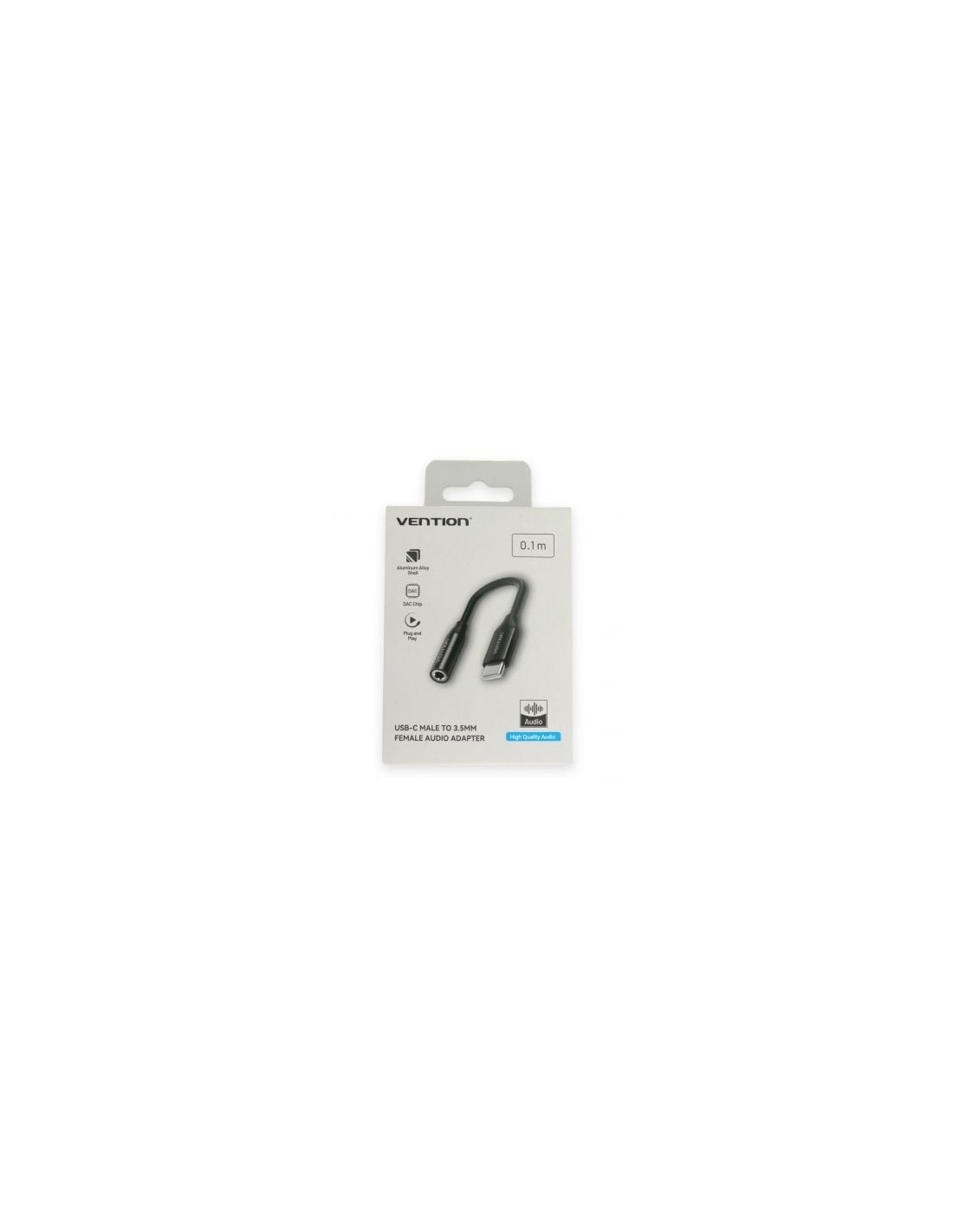 Conversor Vention Jack 3.5 Hembra - USB Tipo-C Macho | Logroño