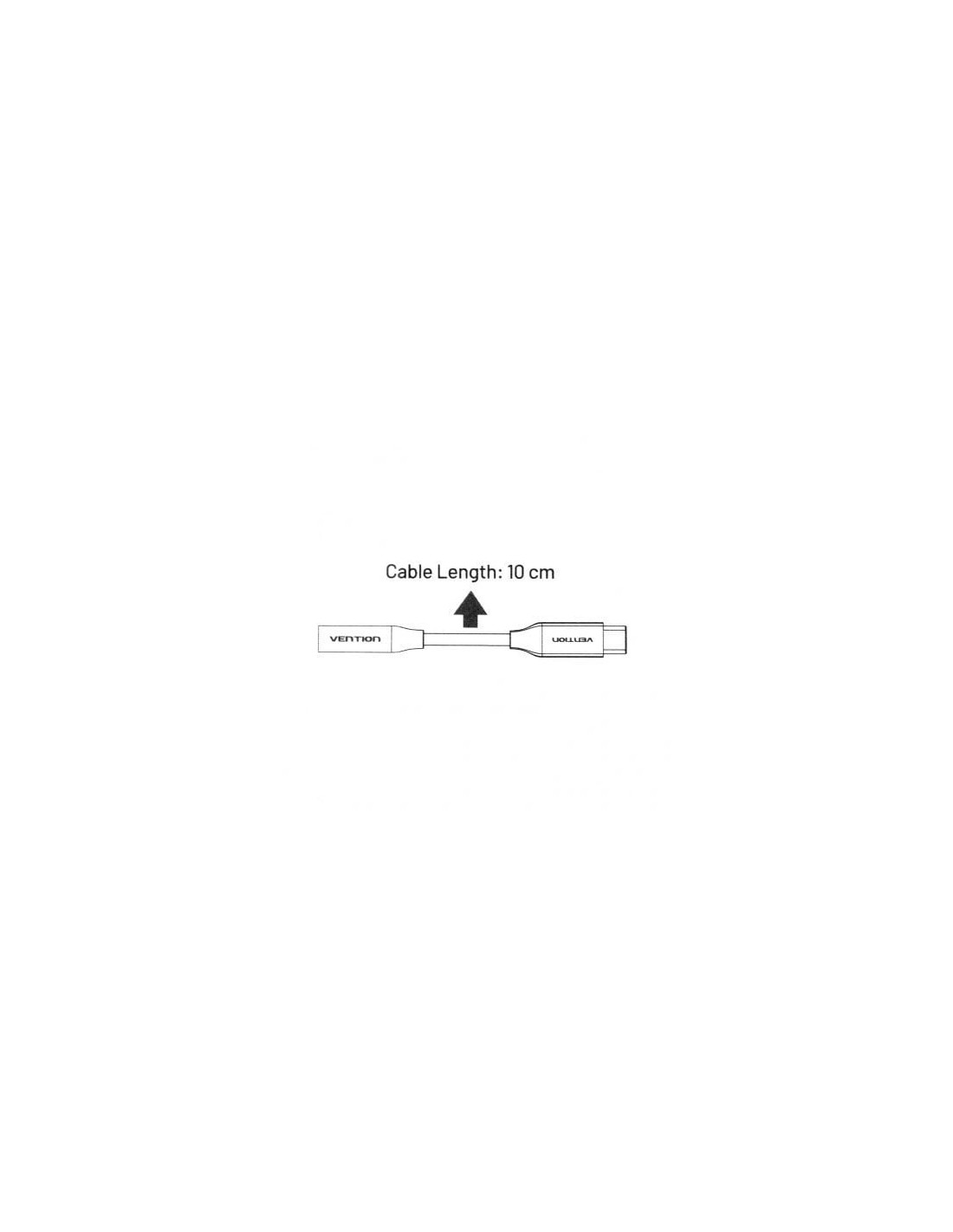 Conversor Vention Jack 3.5 Hembra - USB Tipo-C Macho | Logroño