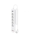 Regleta con Interruptor Aisens 5 Tomas de Corriente 2 USB - 2 USB Tipo