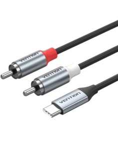 Cable Estéreo Vention USB Tipo-C Macho - 2x RCA Macho Gris | Logroño