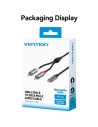 Cable Estéreo Vention USB Tipo-C Macho - 2x RCA Macho Gris | Logroño