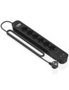 Regleta con Interruptor Aisens 6 Tomas de Corriente 2 USB - 2 USB Tipo