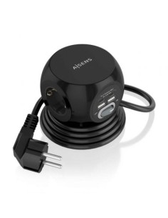 Regleta con Interruptor Aisens 3 Tomas de Corriente 2 USB Tipo-C 2 USB