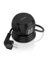 Regleta con Interruptor Aisens 3 Tomas de Corriente 2 USB Tipo-C 2 USB