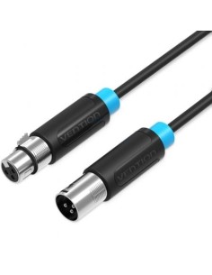 Cable Estéreo Vention XLR Macho - XLR Hembra Negro | Logroño