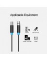 Cable Estéreo Vention XLR Macho - XLR Hembra Negro | Logroño