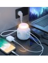 Regleta con Interruptor y Luz Nocturna Aisens 4 Tomas de Corriente 1 U