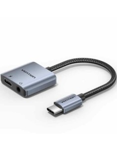 Adaptador Audio Vention USB Tipo-C Macho - Jack 3.5 Hembra USB Tipo-C 