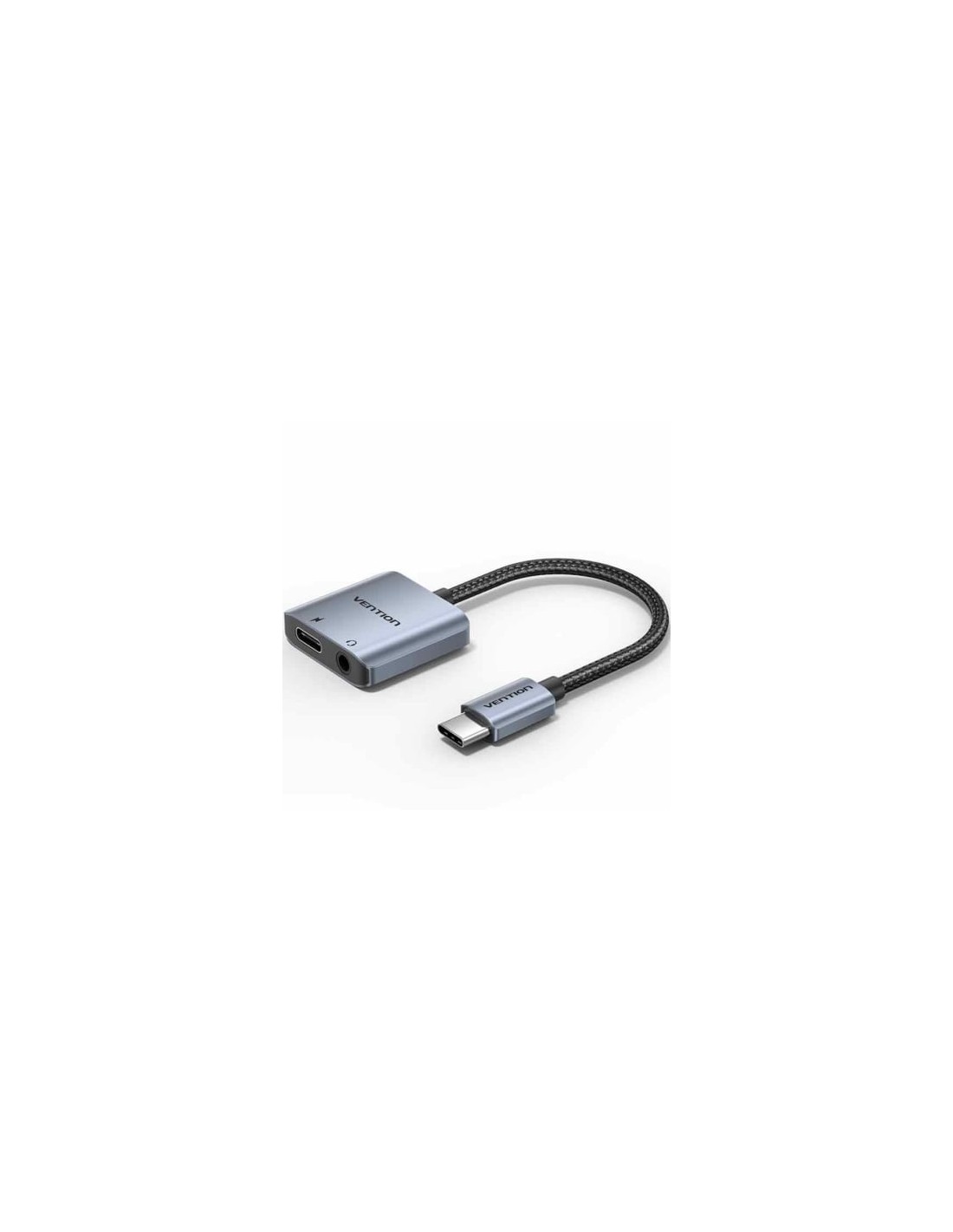 Adaptador Audio Vention USB Tipo-C Macho - Jack 3.5 Hembra USB Tipo-C 