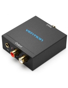 Convertidor de Audio Vention Entrada Toslink y RCA Salida 2x RCA