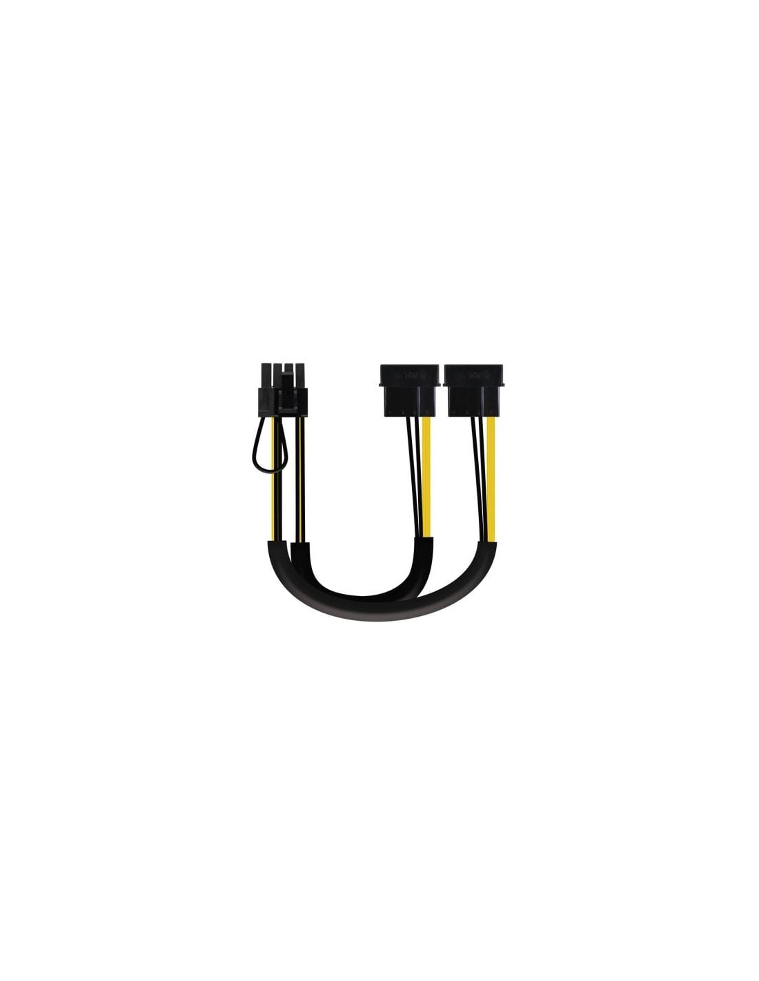 Cable de Alimentación Tarjeta Gráfica Nanocable 2x Molex Macho - 6+2 P