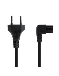 Cable Alimentación Acodado Nanocable CEE7 16 Macho - C7 Hembra 3m Negr 2