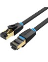 Cable de Red RJ45 SFTP Vention Cat.8 Negro | Logroño