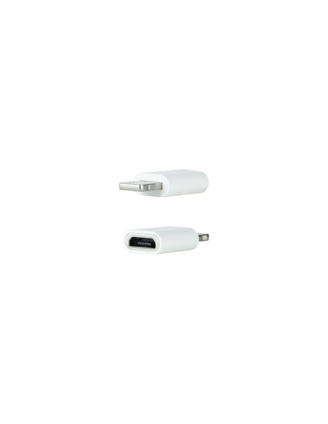 Adaptador Micro USB 2.0 Lightning Nanocable Micro USB Hembra - Lightni