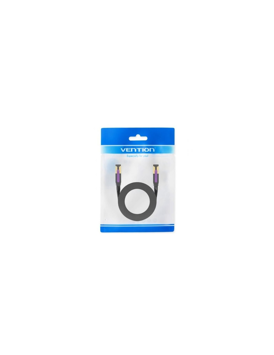 Cable de Red RJ45 STP Vention Cat.7 Negro | Logroño