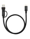 Cable USB 3.2 Tipo-C Nanocable USB Tipo-C Macho USB Macho - USB Tipo-C