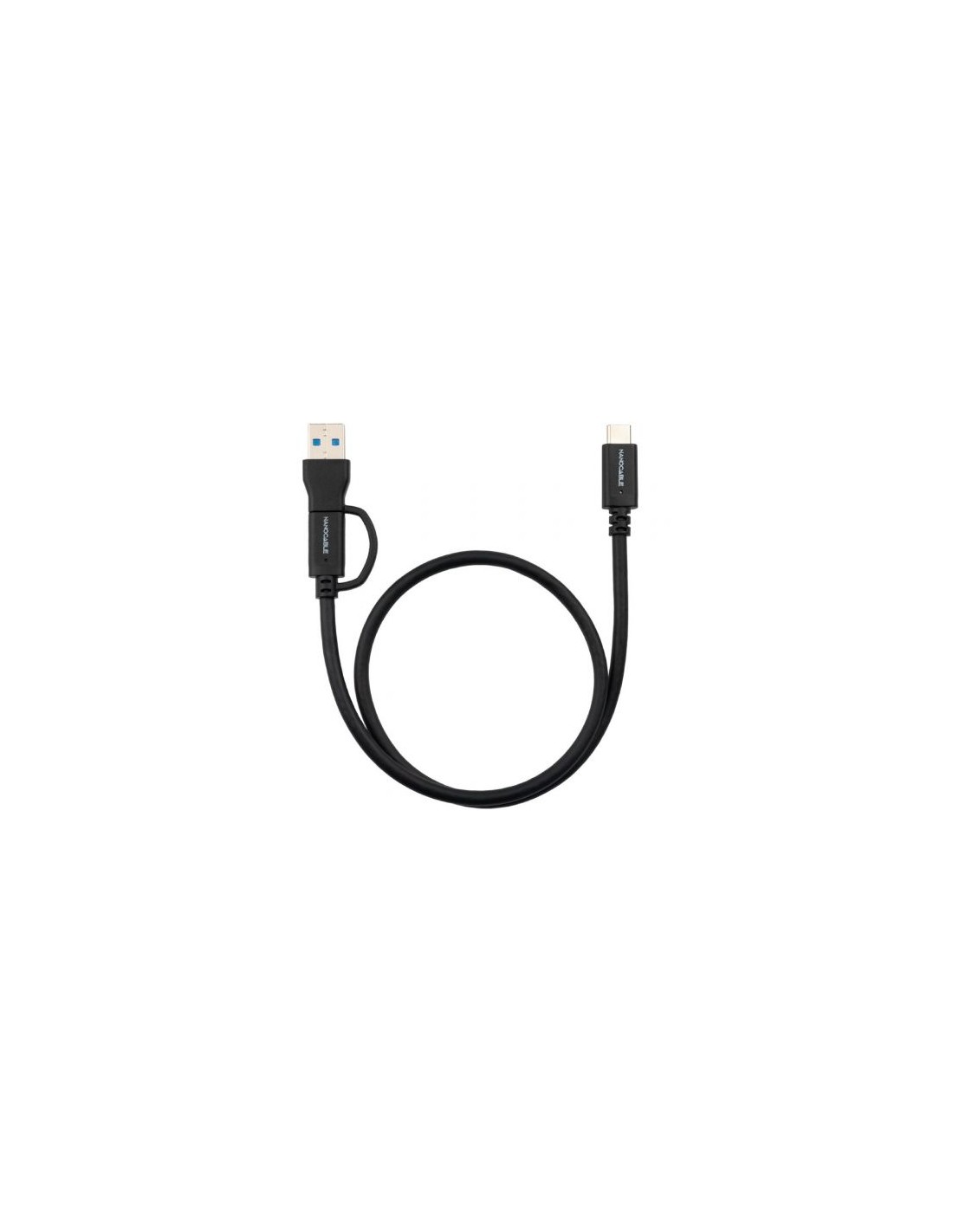 Cable USB 3.2 Tipo-C Nanocable USB Tipo-C Macho USB Macho - USB Tipo-C
