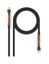 Cable USB 3.2 Tipo-C AOC Nanocable USB Tipo-C Macho - USB Tipo-C Macho