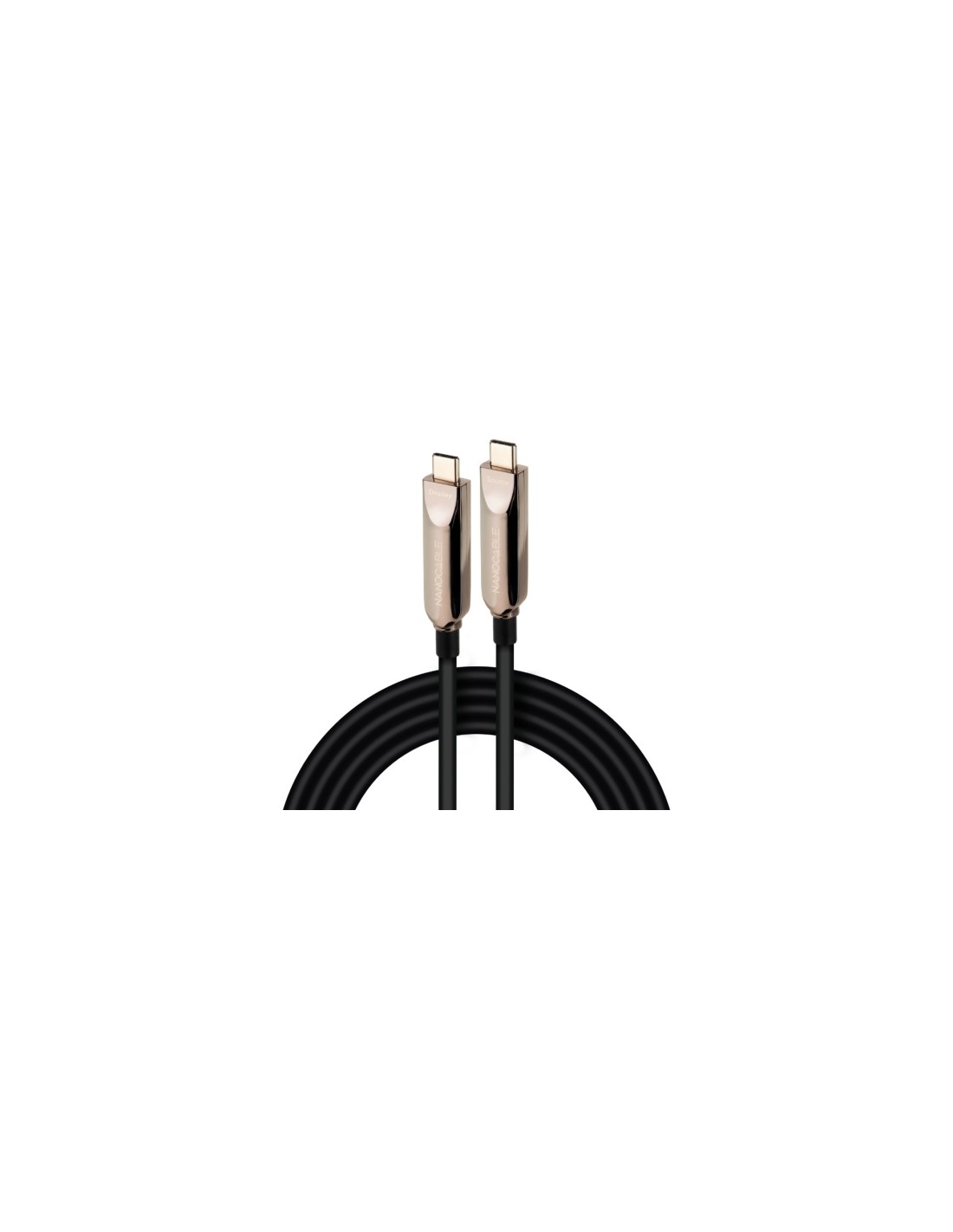 Cable USB 3.2 Tipo-C AOC Nanocable USB Tipo-C Macho - USB Tipo-C Macho