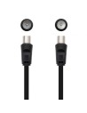 Cable de Antena TV Nanocable 3C-2V Macho - 3C-2V Hembra | Logroño