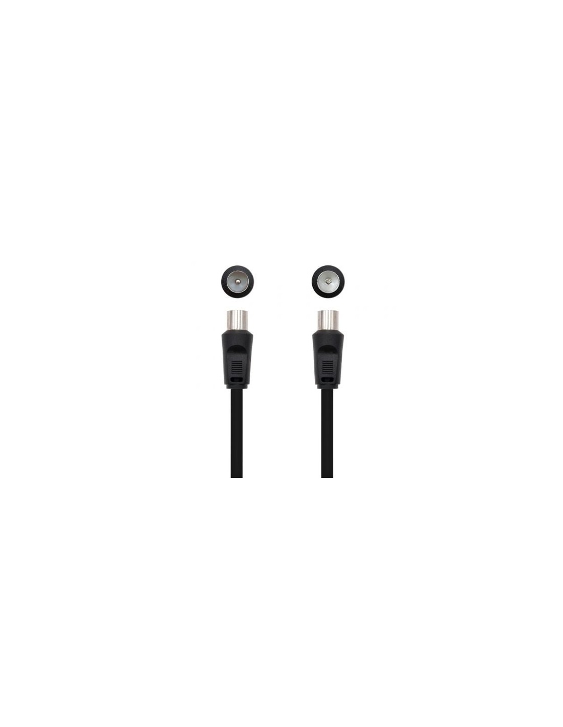 Cable de Antena TV Nanocable 3C-2V Macho - 3C-2V Hembra | Logroño