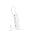 Regleta Nanocable 4 Tomas de Corriente Cable 1.4m Blanca | Logroño