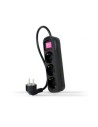 Regleta con Interruptor Nanocable 3 Tomas de Corriente Cable 1.4m