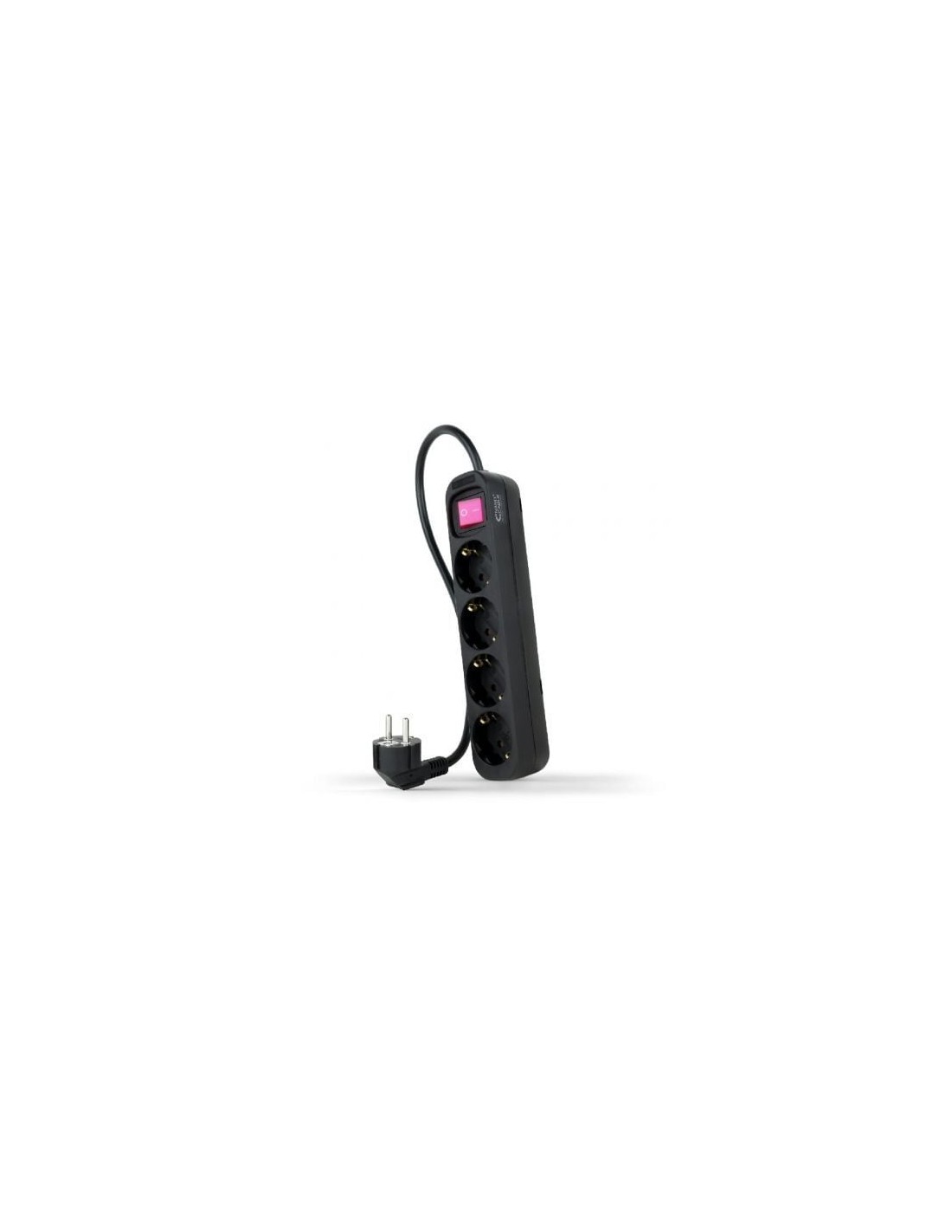 Regleta con Interruptor Nanocable 4 Tomas de Corriente Cable 1.4m
