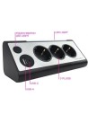 Regleta con Interruptor Nanocable 3 Tomas de Corriente 1 USB 1 USB Tip