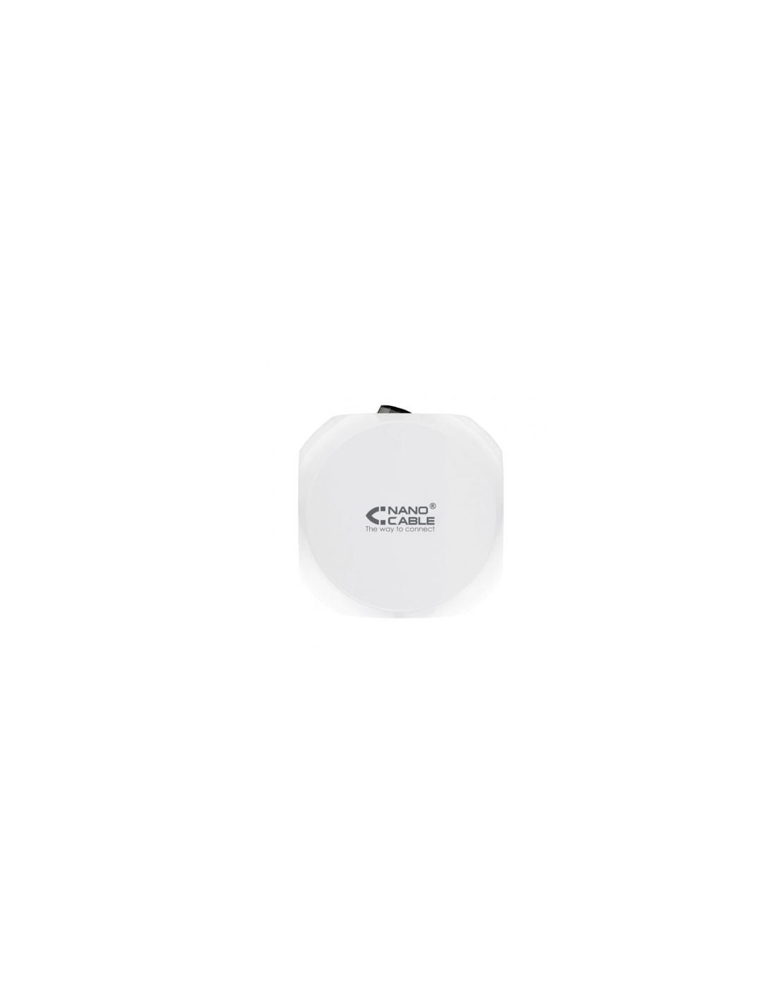 Regleta Nanocable 3 Tomas de corriente 2 USB - 2 USB Tipo-C Cable 1.4m