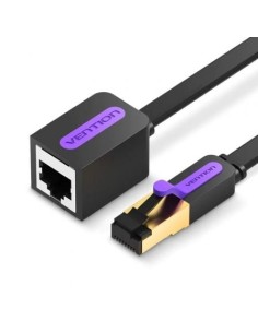 Cable Alargador de Red RJ45 UTP Vention Cat.7 3m Negro | Logroño