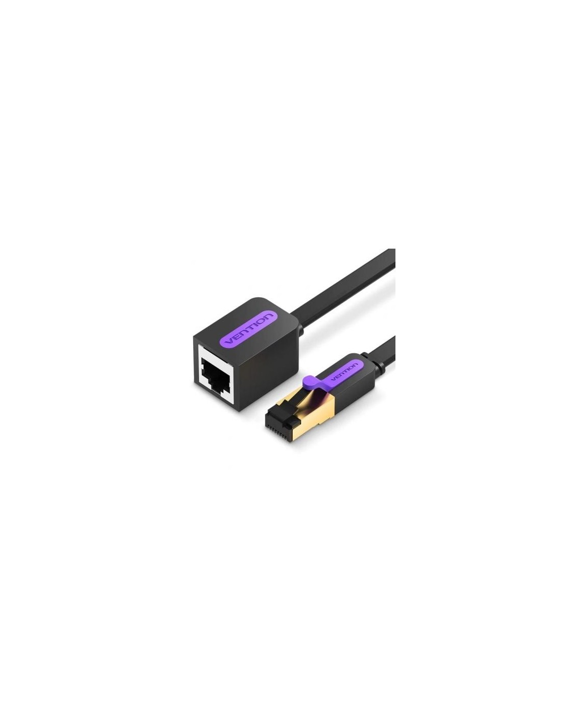 Cable Alargador de Red RJ45 UTP Vention Cat.7 3m Negro | Logroño