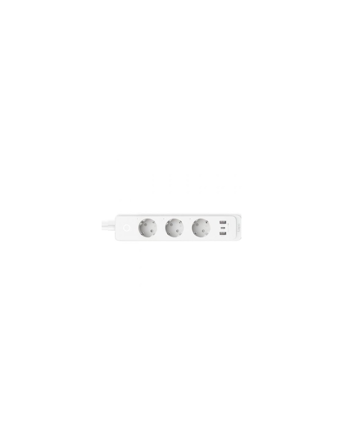 Regleta Inteligente TP-Link 3 Tomas de corriente 2 USB Tipo-A 1 USB Ti