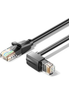 Cable de Red RJ45 UTP Vention Cat.6 5m Acodado 90º Negro | Logroño