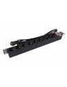 Regleta con Interruptor Phasak 8 Tomas de Corriente Cable 3m Negro