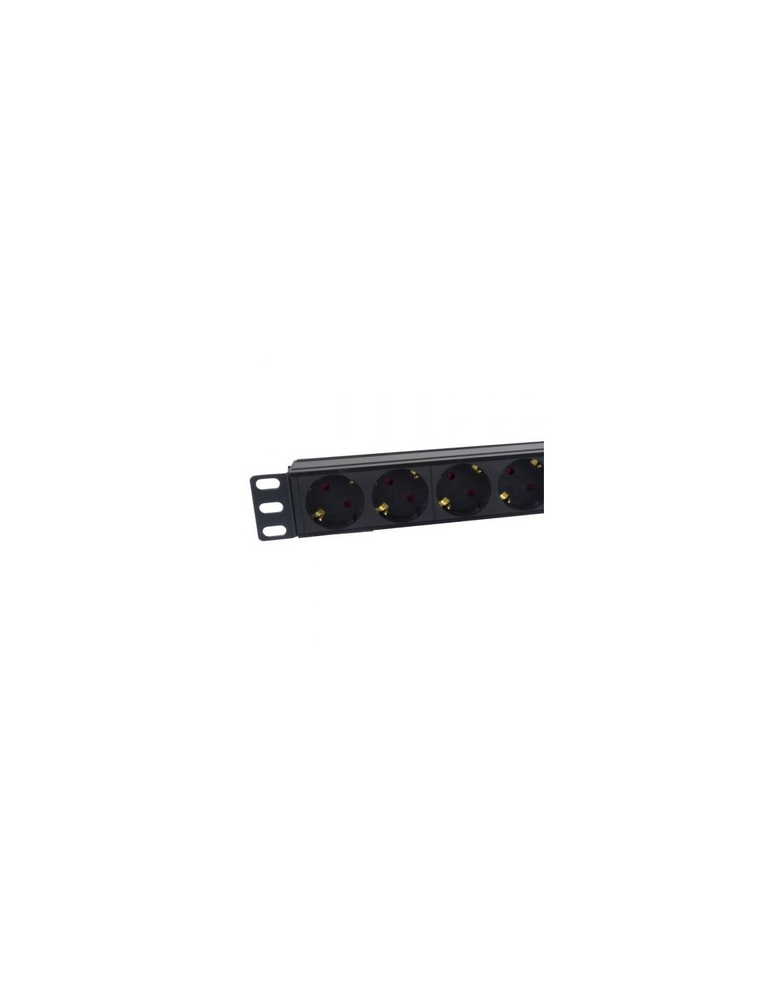 Regleta con Interruptor Phasak 8 Tomas de Corriente Cable 1.5m Negro