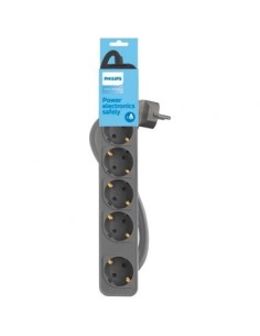 Regleta con Interruptor Philips CHP2154G 12 5 Tomas de corriente Cable 2