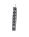 Regleta con Interruptor Philips CHP2164G 10 6 Tomas de corriente Cable