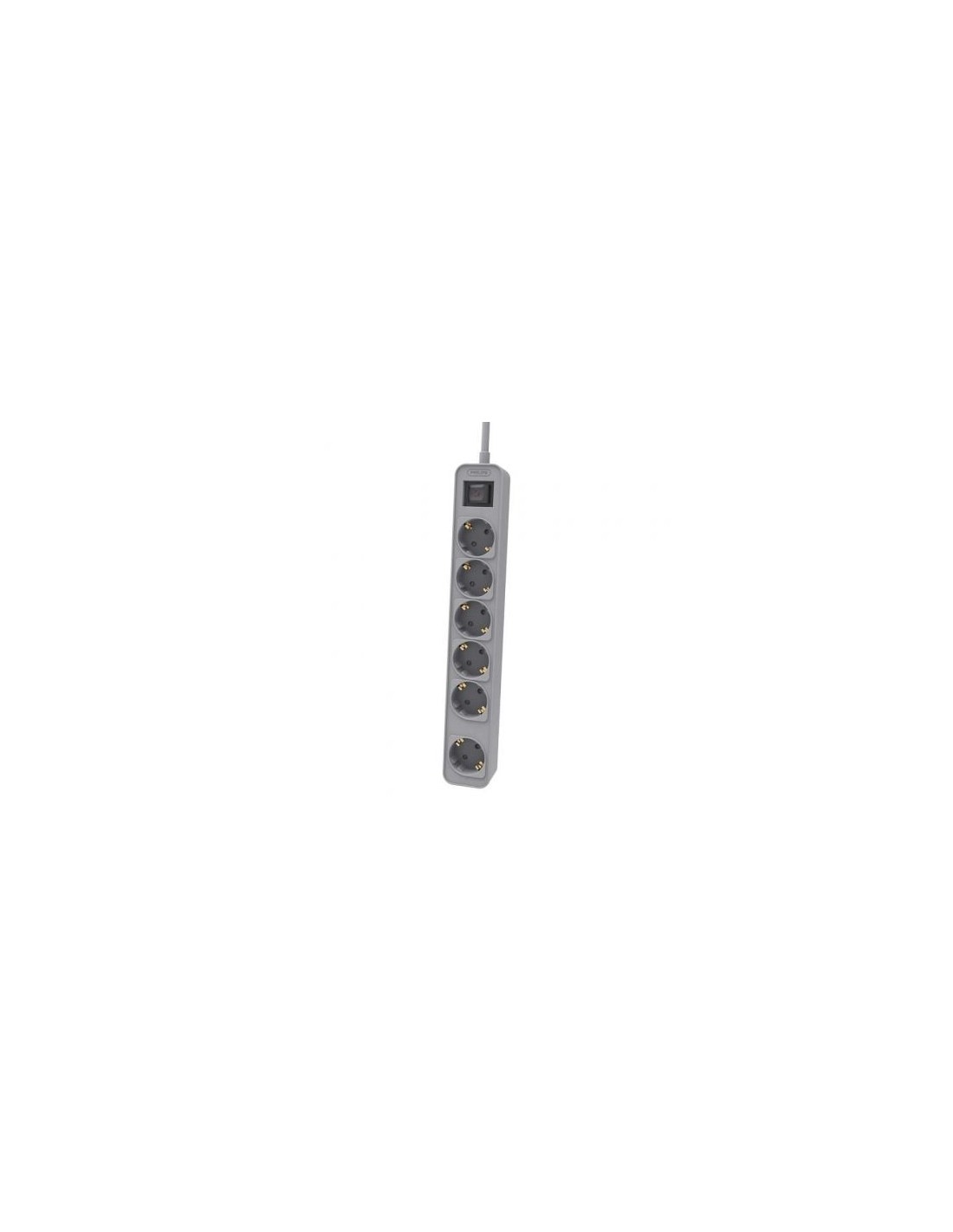 Regleta con Interruptor Philips CHP2164G 10 6 Tomas de corriente Cable
