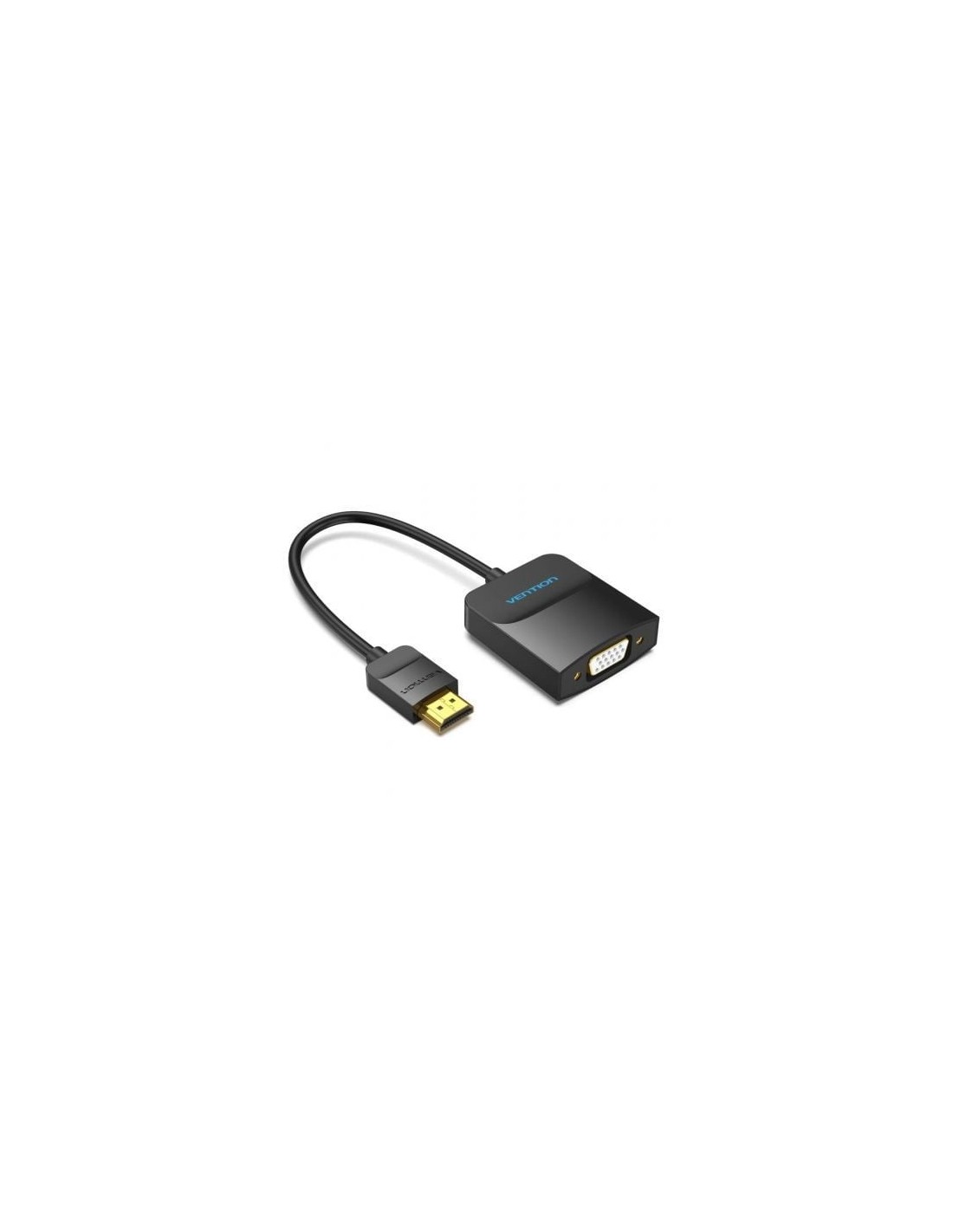 Conversor Vention HDMI Macho - VGA Hembra 15cm Negro | Logroño